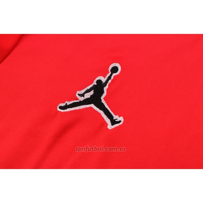 Chandal del Paris Saint-Germain Jordan Manga Corta 2022-2023 Rojo - Pantalon Corto